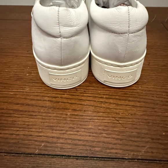 Vince Warren white‎ leather slip on sneakers 11 - Picture 4 of 8